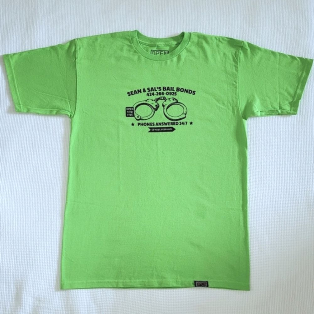 Open 925🕘🕔 "Sean & Sal's Bail Bonds"💵 Graphic Tee👕 - NWOT